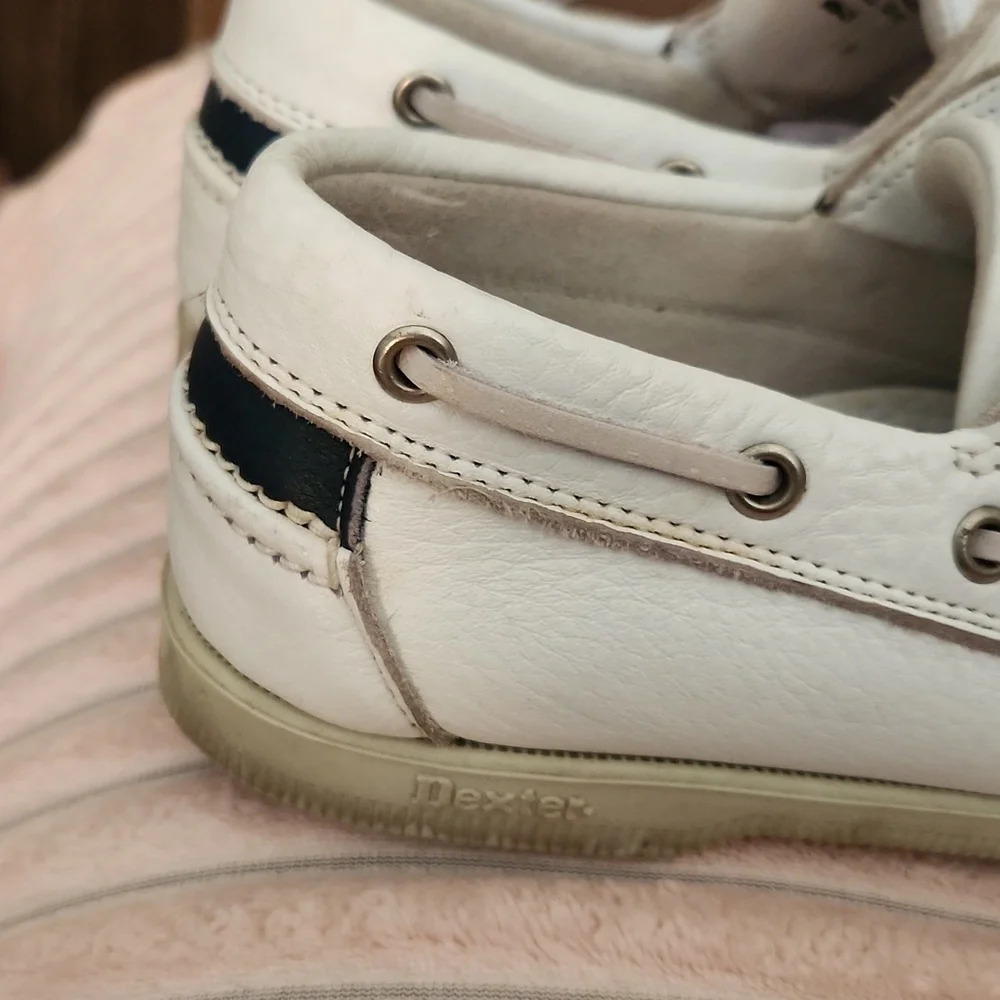 Dexter leather deck shoes